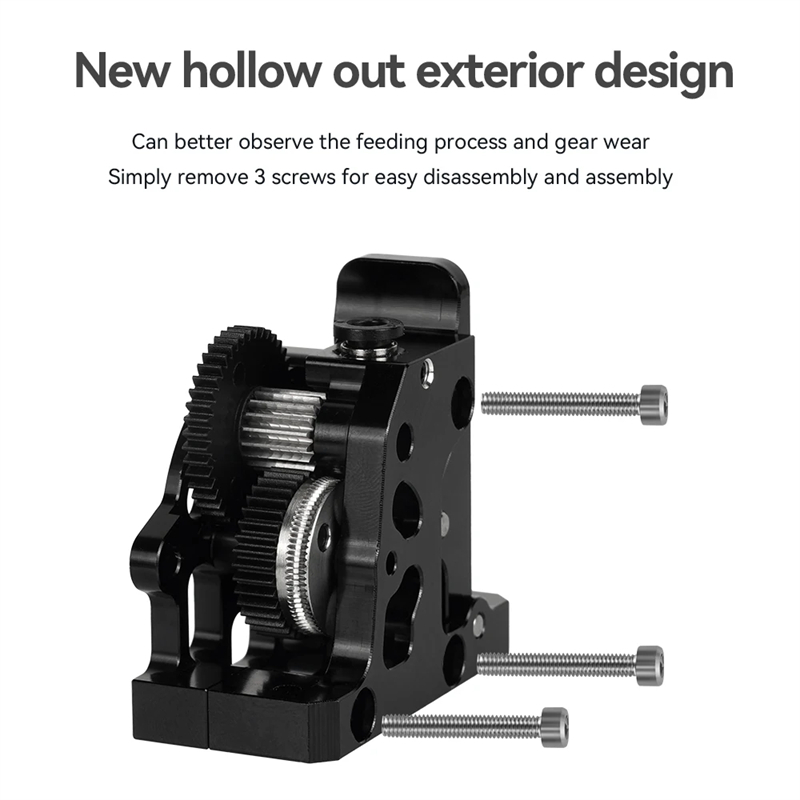 HGX LITE Dual Gear Hard Steel  - đánh giá và giá Direct Drive Dual Gear Extruder High Speed