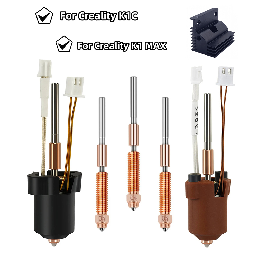 For Creality K1/K1C/K1 Max Hot - đánh giá và giá High Flow Ceramic Hotend