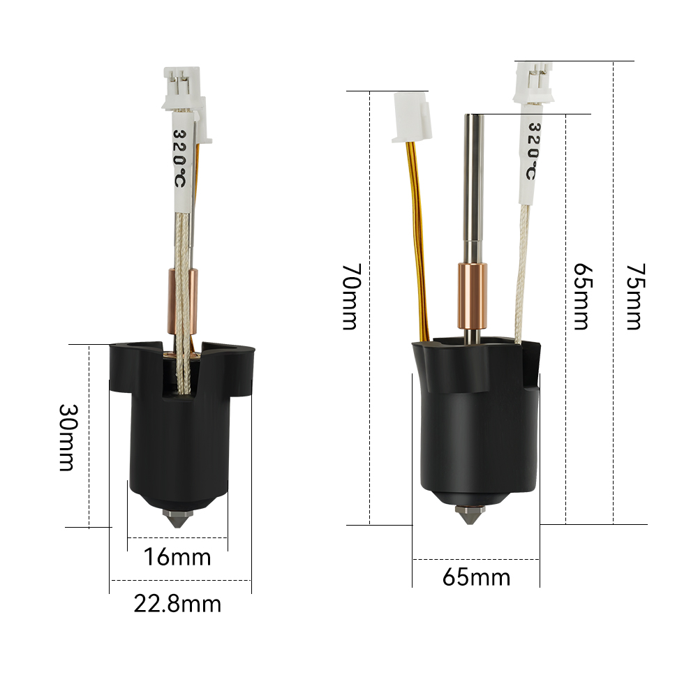 For Creality K1/K1C/K1 Max Hot - đánh giá và giá High Flow Ceramic Hotend