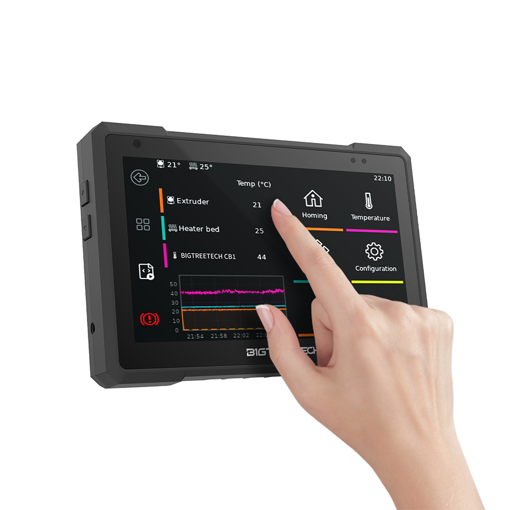 BIGTREETECH Pad 7 IPS Touch Sc - đánh giá và giá Klipper Pad 7 Inch