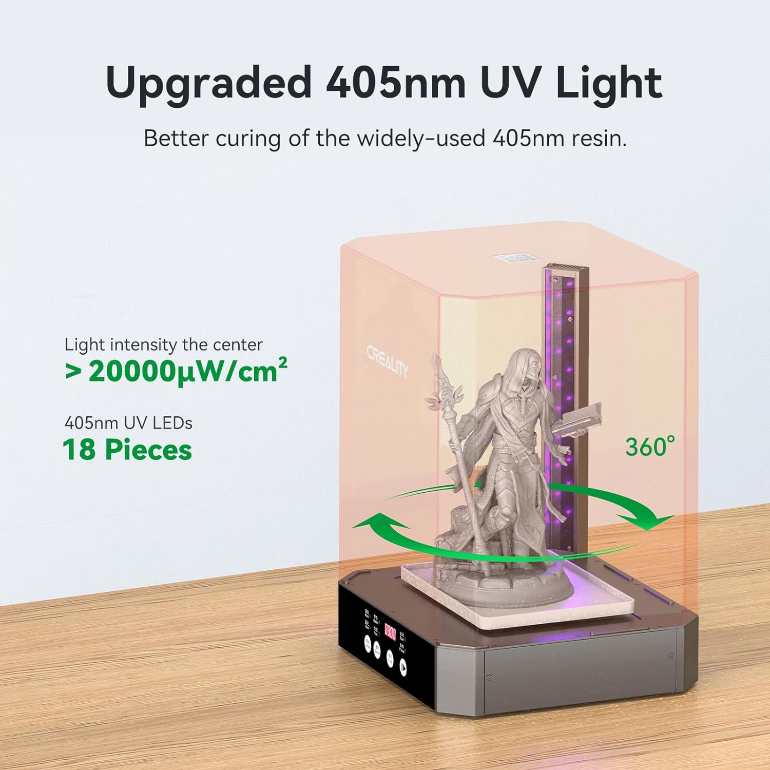 CREALITY UW-03 3D Printer Resi - đánh giá và giá Large Resin Wash And Cure Station