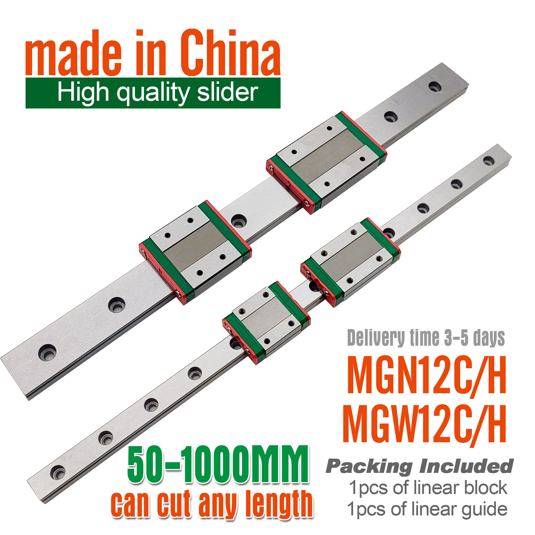 MGN12 Tuyến Tính Cẩm Nang Hướn - đánh giá và giá Linear Rail Mgn12H Set