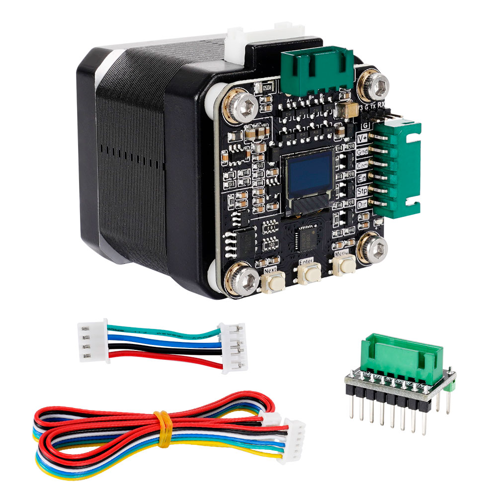Ban Đầu MKS SERVO42C PCBA 32bi - đánh giá và giá Closed Loop Stepper Motor Nema 17