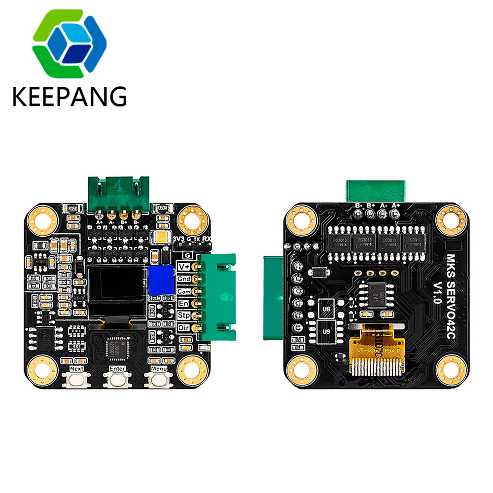 Ban Đầu MKS SERVO42C PCBA 32bi - đánh giá và giá Closed Loop Stepper Motor Nema 17