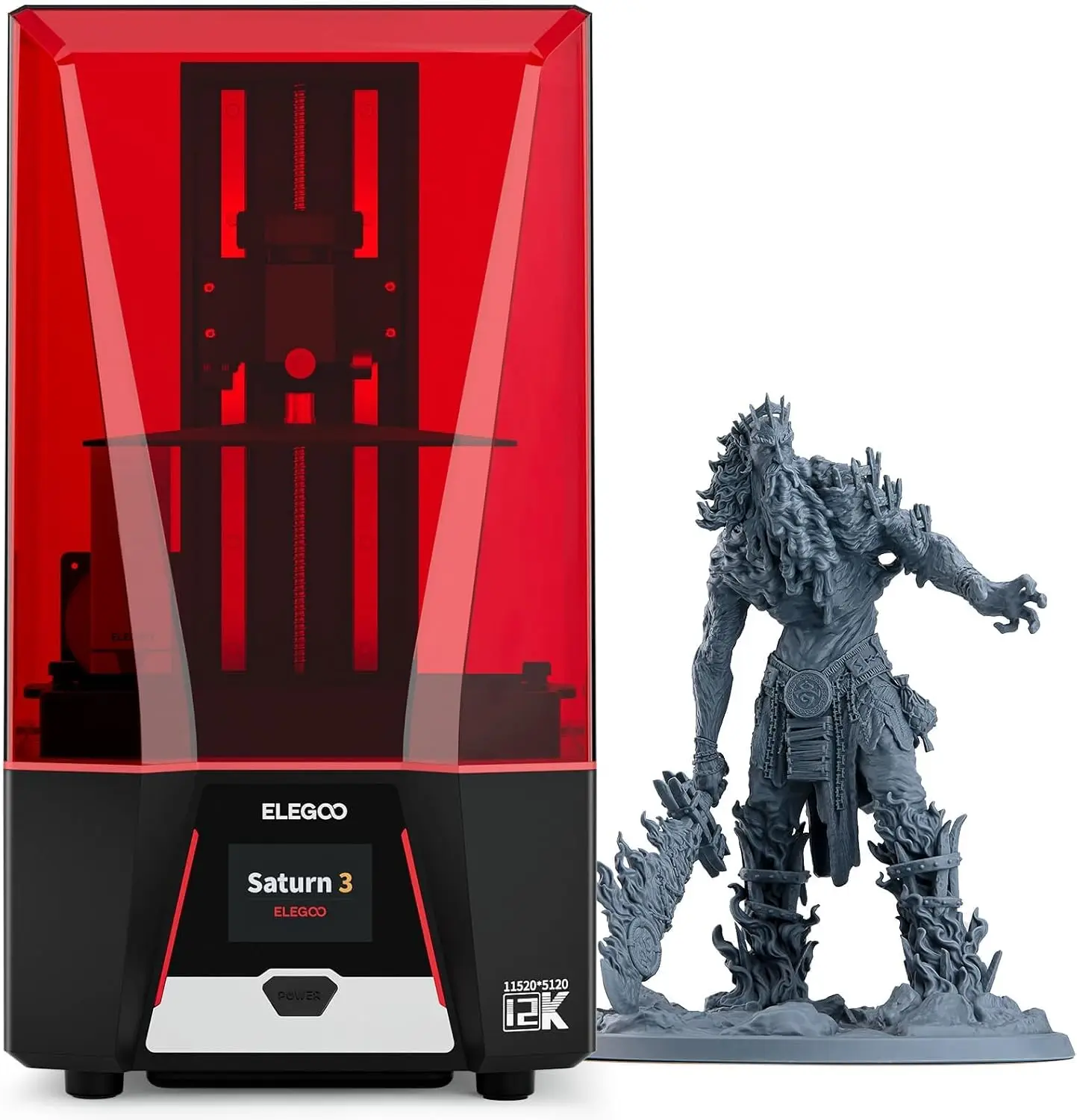 Saturn 3 MSLA 12K 3D Printer | - đánh giá và giá 12K Monochrome Lcd Resin 3D Printer