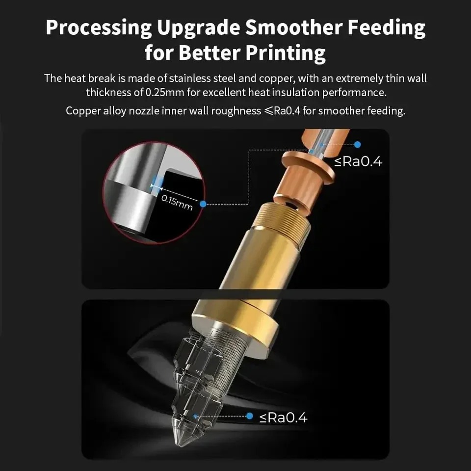 Upgrade Creality K1 Ceramic He - đánh giá và giá High Flow Ceramic Hotend