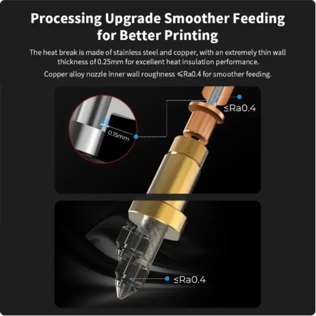 For Creality K1 / K1 Max Hoten - đánh giá và giá High Flow Ceramic Hotend