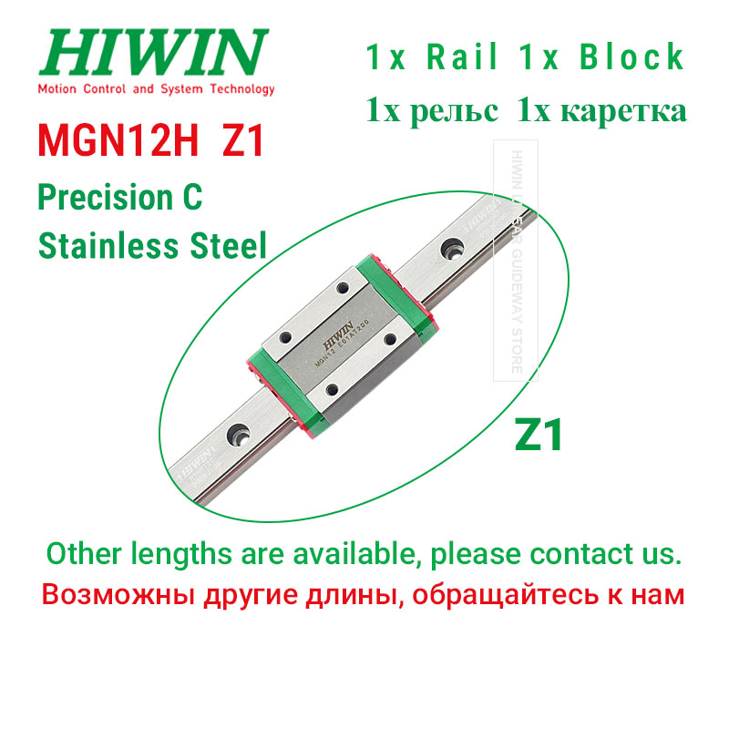HIWIN MGN12H Z1 HIWIN MGN12 Li - đánh giá và giá Linear Rail Mgn12H Set