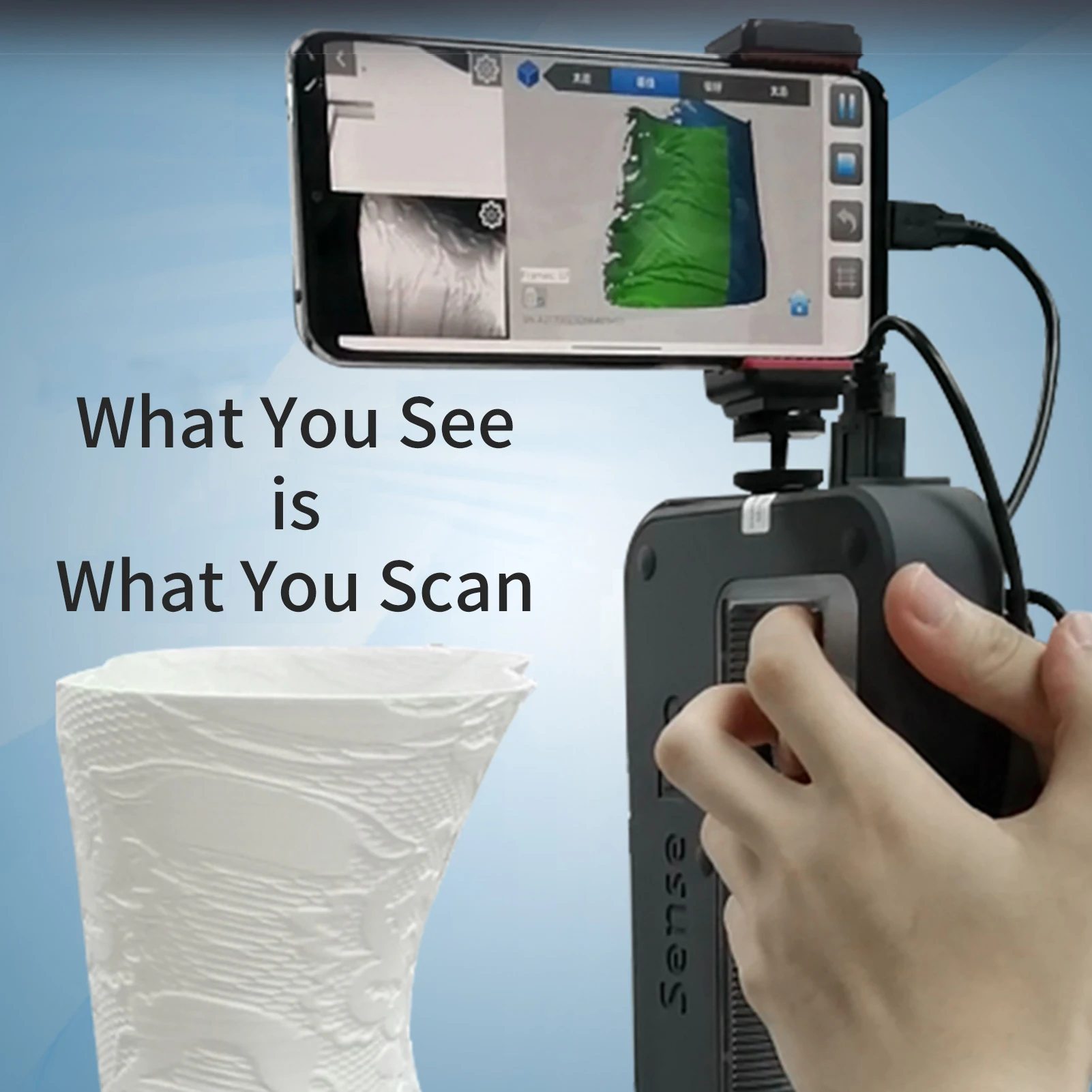 Portable Handheld 3D Scanner H - đánh giá và giá Handheld 3D Scanner High Precision