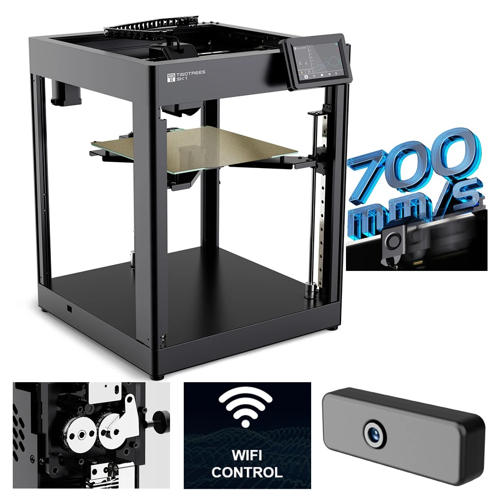 Twotrees SK1 High Speed 3D Pri - đánh giá và giá Corexy 3D Printer Kit