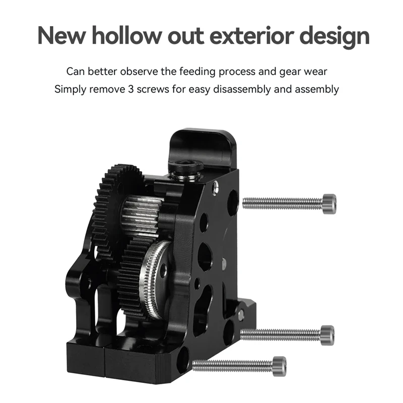 HGX LITE Dual Gear Hard Steel  - đánh giá và giá Direct Drive Dual Gear Extruder High Speed