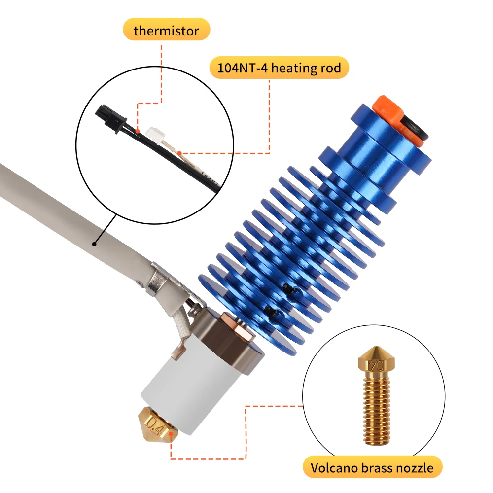 Volcano Hotend Kit 24V 60W For - đánh giá và giá Corexy 3D Printer Kit